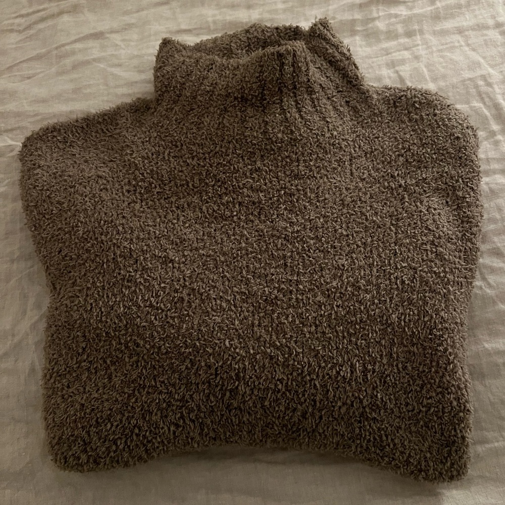 Urban Outfitters Olive Green Sherpa Sweater